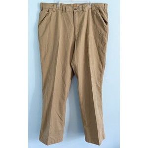 Carhartt Rugged Flex Rigby 102291 253 Tan Work Pants Mens 44x31 Relaxed Fit EUC